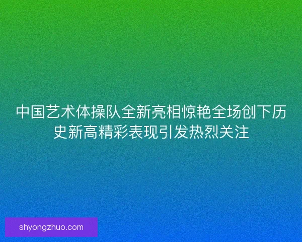 中国艺术体操队全新亮相惊艳全场创下历史新高精彩表现引发热烈关注 中国艺术体操队全新亮相惊艳全场创下历史新高精彩表现引发热烈关注